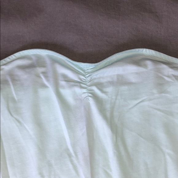 NWT✨VERO MODA MINT GREEN STRAPLESS TOP - Picture 3 of 5